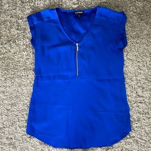 Express- Women’s Satin Zip Blouse- Small